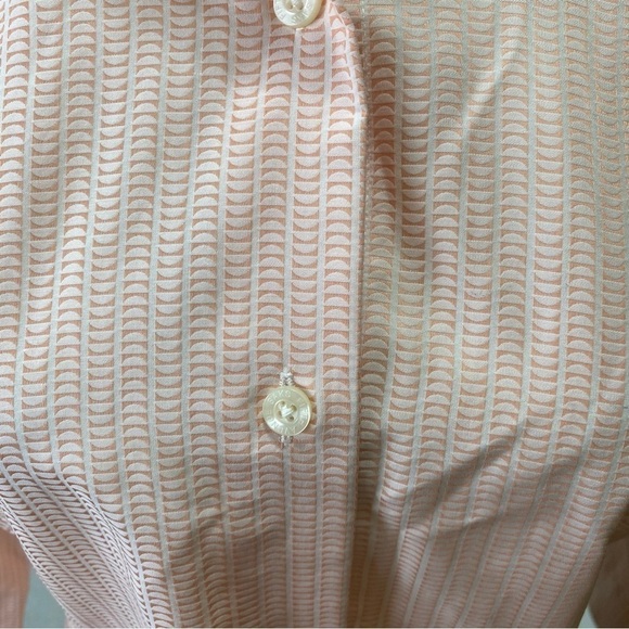 Saks Fifth Avenue Button Down Blouse Sz 8 Pink - Picture 6 of 13